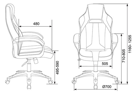 Кресло игровое VIKING 2 AERO (Бюрократ)