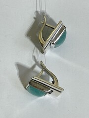 Лима (серьги из серебра)