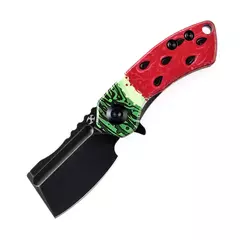 Фото Раскладной нож Kansept Mini Korvid, сталь 154CM, рукоять G10, арбузная расцветка