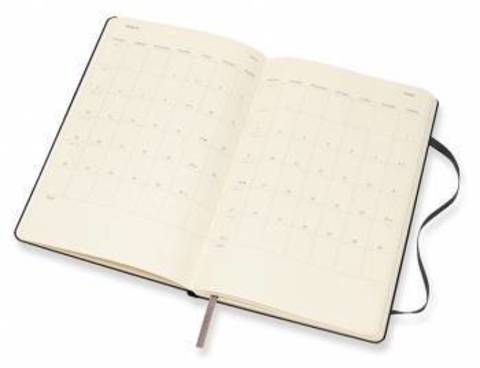 Еженедельник Moleskine Academic Wknt LGH, цвет черный