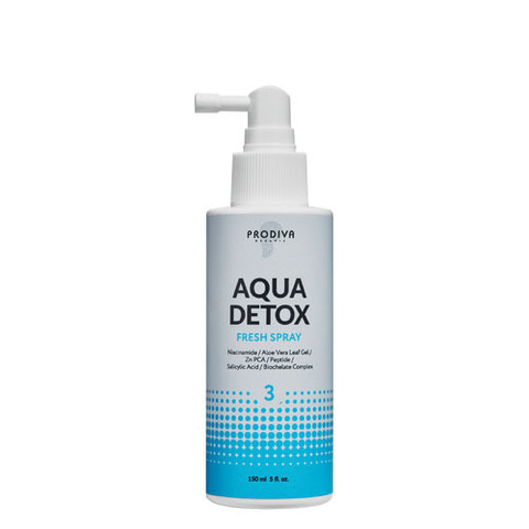 Prodiva Aqua Detox 3 Детокс спрей продлевающий свежесть кожи головы Fresh Spray