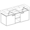 Geberit Renova Plan 879230000 Тумба под раковину, 120x46.3x47.8см, белый / меламин, структура дерева, матовый, белая / блестящая лакированная