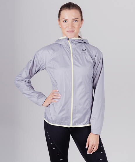 Женская куртка  для бега Nordski Pro light grey