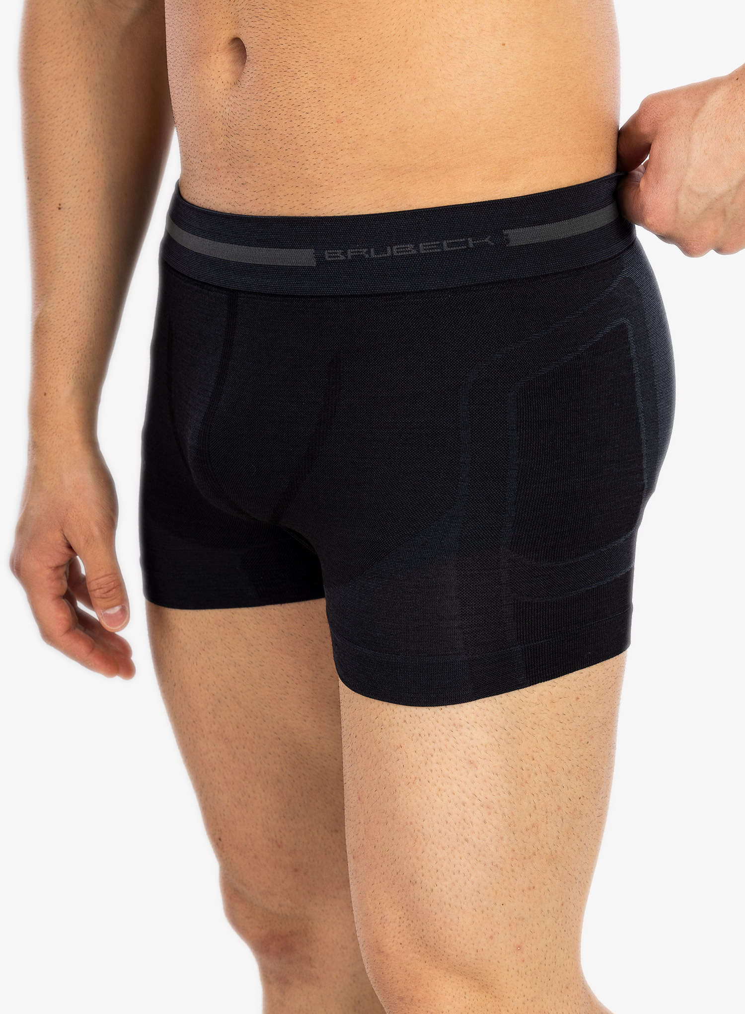 Термобелье мужское Brubeck Comfort Wool трусы черный - 5