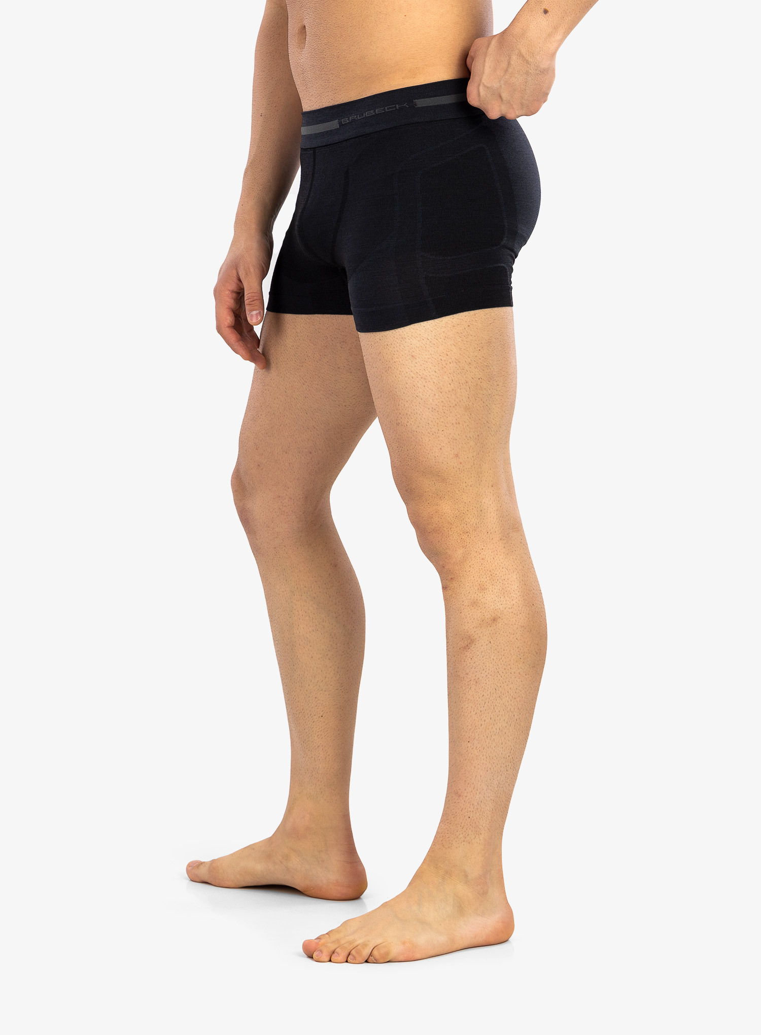 Термобелье мужское Brubeck Comfort Wool трусы черный - 2