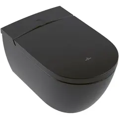 Villeroy&Boch ViClean V0E100S0 Унитаз подвесной безободковый, сиденье с функцией биде в комплекте фото