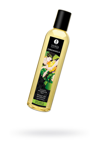 Масло массажное Shunga Organica «Зелёный чай» (Exotic Green Tea), 240 мл
