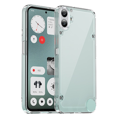 Усиленный чехол прозрачный для Nothing CMF Phone 1, увеличенные защитные свойства, мягкий отклик кнопок, боковые рамки прозрачные