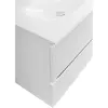 BelBagno UNO-800-2C-SO-BO База под раковину подвесная с фрезерованными ручками по всей длине фасада с двумя выкатн. ящ., Bianco Opaco, 800x455x608