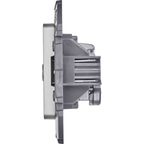 Розетка TV (телевизионная) - Legrand Inspiria - проходная - алюминий — фото 5
