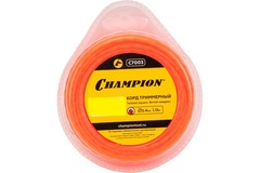 ЗИП Корд триммер (леска) 2,4мм, 12м Champion витой квадрат