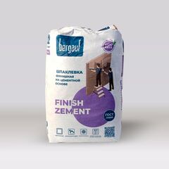 Шпаклевка цементная финишная Bergauf Finish Zement, 20 кг