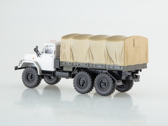 ZIL-131 flatbed truck with awning white-beige Our Trucks #8 (limited edition)