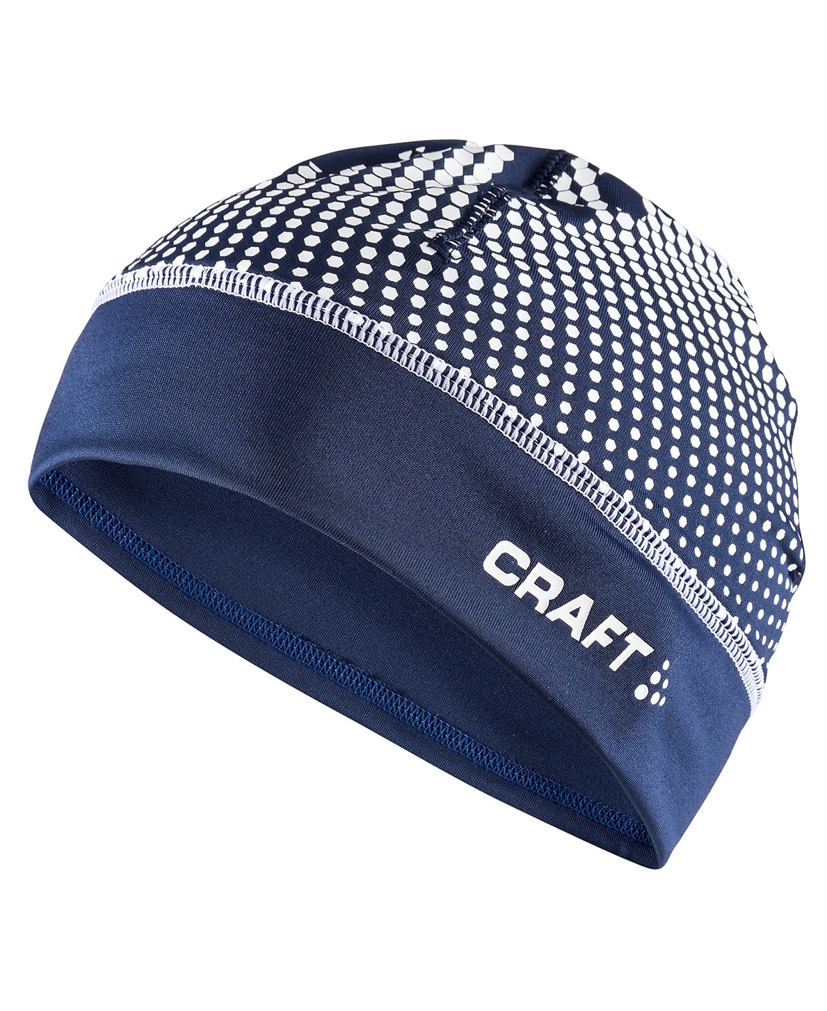 Craft Livigno Printed лыжная шапка темно-синяя