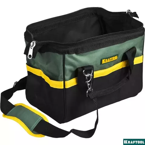 KRAFTOOL MaxKraft, 310 х 180 х 250, сумка для инструментов с 20 карманами (38712-12)