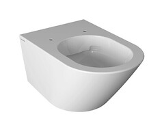 Globo Forty3 FOS05BI Унитаз безободковый (с открытым смывным краем), тип установки-подвесной, ширина, мм-360, глубина, мм-570, высота, мм-360, форма чаши-овальная, выпуск-горизонтальный, материал-керамика, сиденье-необходимо заказать, фото