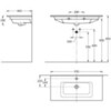 Kerama Marazzi Piano PI.wb.95 Раковина 95 с крепежом
