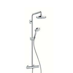 Hansgrohe Croma Select S 27253400 Душевая система внешнего монтажа с термостатом 114,1 см с верхней лейкой 18,7х18,7 см 2 режима фото