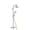 Hansgrohe Croma Select S 27253400 Душевая система внешнего монтажа с термостатом 114,1 см с верхней лейкой 18,7х18,7 см 2 режима