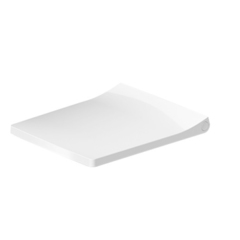 Duravit Viu 21210000 Сиденье для компактного унитаза 257309 (без микролифта), петли: нерж. сталь, цвет: белый фото