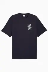 Футболка Puma Graphic Card Play Relaxed Tee - темно-синий