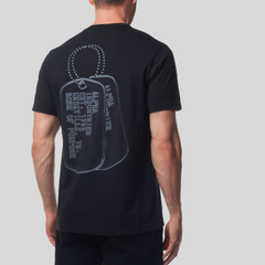 Футболка Alpha Industries Alpha Dog Tag Tee Black (Черный)