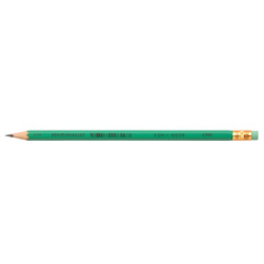 Карандаш чернографитный KOH-I-NOOR 1380 с ластиком, HB, ассорти