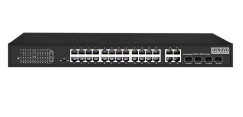 Коммутатор PoE OSNOVO SW-62444(400W)