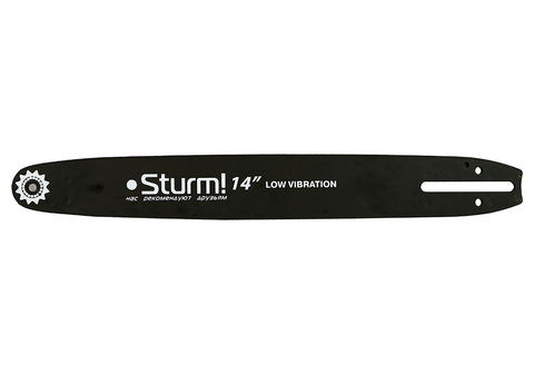 Пильная шина 14" Sturm! Паз 1,1мм, 3/8", 52зв, хвостовик PO (OREGON K041/A041)