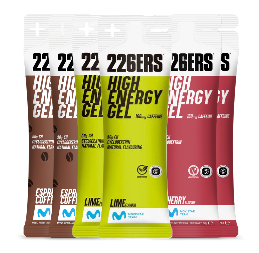 Набор высокоэнергетических гелей 226ERS High Energy 76 г лайм-эспрессо-вишня - 2