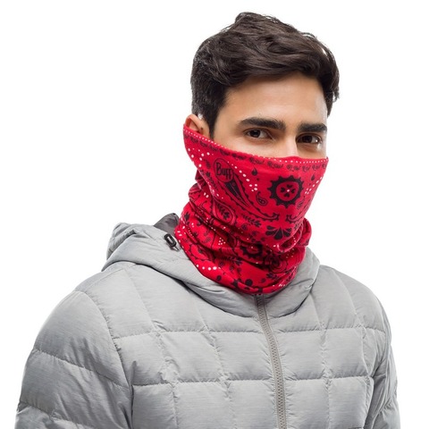 Картинка бандана-труба Buff original Cashmere Red - 4