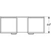 Geberit Renova Plan 879230000 Тумба под раковину, 120x46.3x47.8см, белый / меламин, структура дерева, матовый, белая / блестящая лакированная