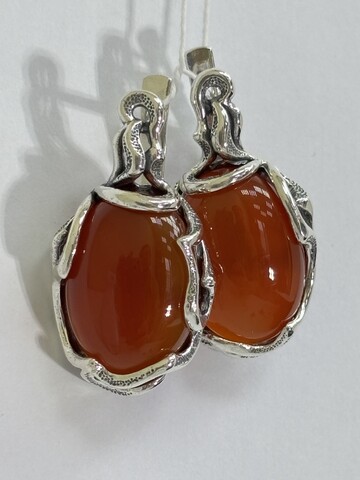 Милана (серьги из серебра)