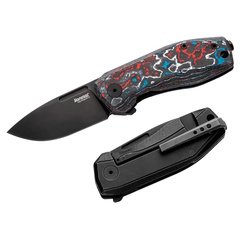 Фото Складной нож LionSteel NANO Nebula, сталь MagnaCut, рукоять карбон/титан