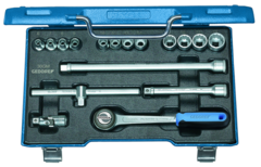 Набор торцевых головок 3/8" 6-19 мм | Gedoretools.ru