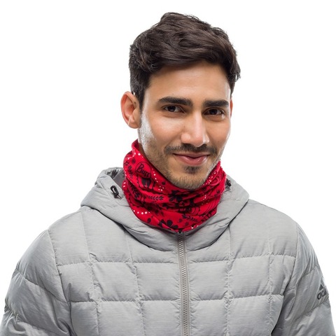 Картинка бандана-труба Buff original Cashmere Red - 5