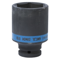 KING TONY (643548M) Головка торцевая ударная глубокая шестигранная 3/4", 48 мм