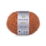 Пряжа Gazzal Teddy 6546 терракот