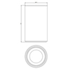 Gessi Rilievo 59531#031 Стакан настольный, цвет: хром