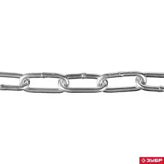 ЗУБР DIN 763, 4 мм, L 70 м, длиннозвенная цепь, Профессионал (4-304030-04)