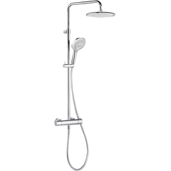 Kludi Freshline 670920500 Душевая система внешнего монтажа с термостатом, цвет: хром фото