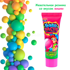 Жевательная резинка Канди Клаб Бабл паста вкус вишня 22 г