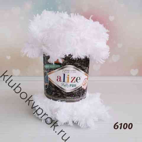 ALIZE PUFFY FUR 6100, Белый