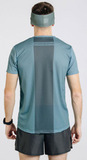 Футболка для бега Noname Miler T-Shirt Ss 25 Ux Grey/Green