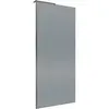 BelBagno UNO-L-1-TB-90-GR-GM Душевая перегородка универсальная с односторонним входом, стекло графит, профиль Оружейная сталь, 900x2000 мм