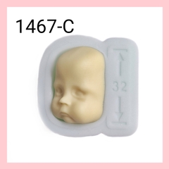1467-С Молд силиконовый лицо детское 