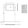 Villeroy&Boch Finion F6001000 Зеркало настенное с LED подсветкой и дистанционным включением 100x75