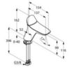 Kludi Ambienta 530260575 Смеситель для раковины, цвет: хром