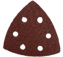 Насадка для МФИ ПРАКТИКА шлиф.листы, дельта, VELCRO, 6 отверстий 93 мм, P 40, 10 шт. (240-430)