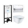 Roca The Gap 893104100 Инсталляция с унитазом безободковым с сиденьем микролифт